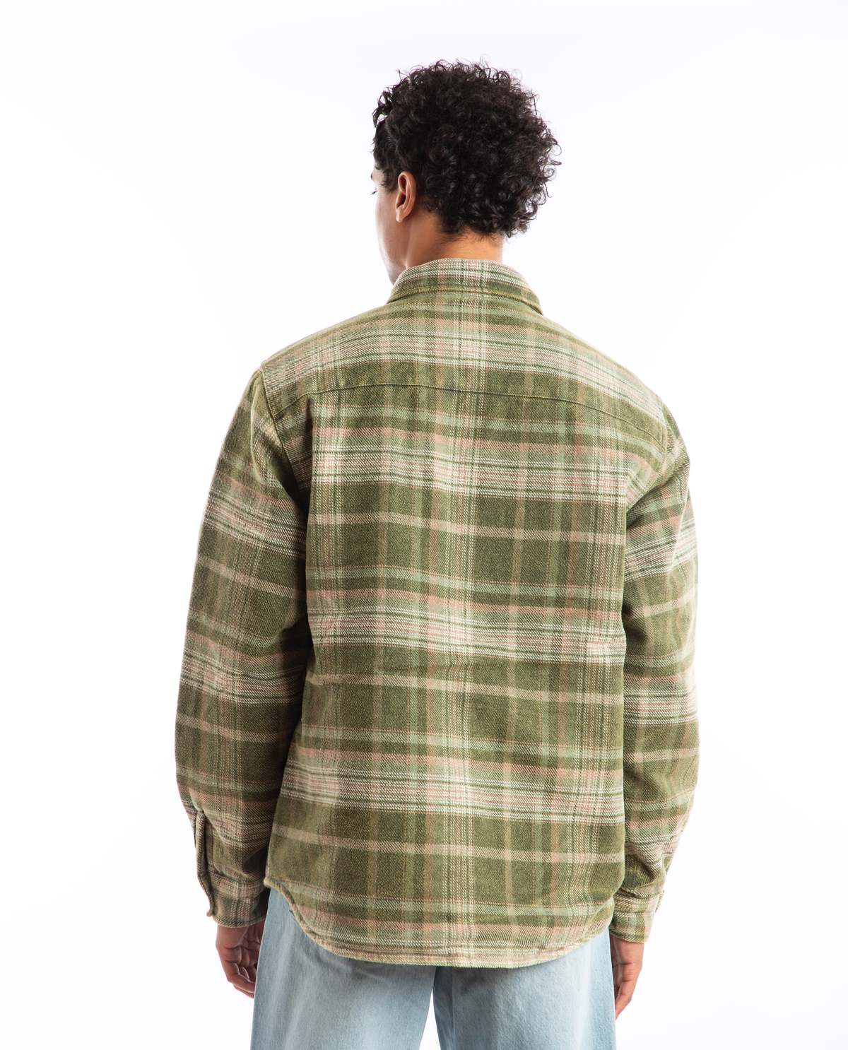 Stussy Heavy Washed Plaid Overshirt - Green | Garmentory