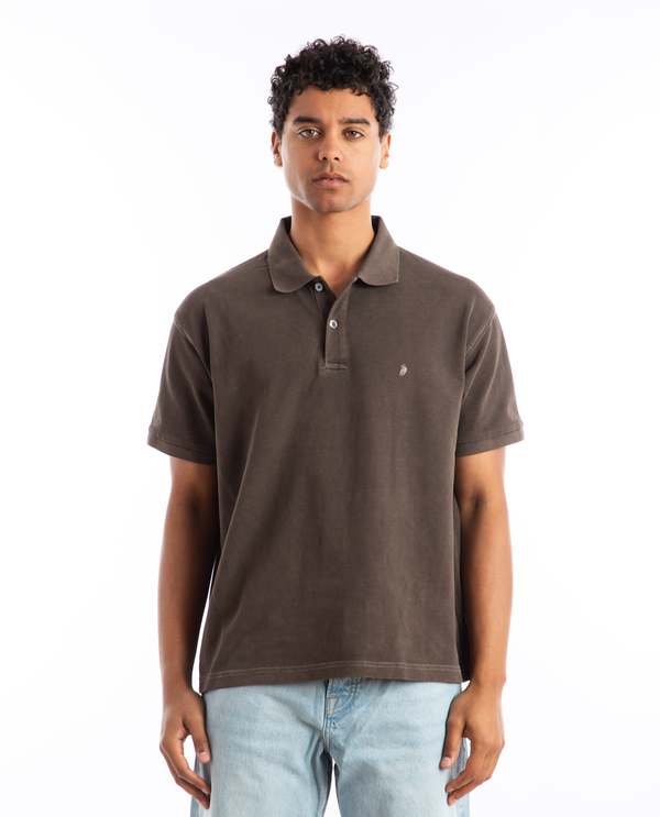 stussy pigment dyed pique polo Lサイズ　極美品 Buy Stussy Pigment Dyed Pique Polo 'Black' - 1140339 BLAC | GOAT
