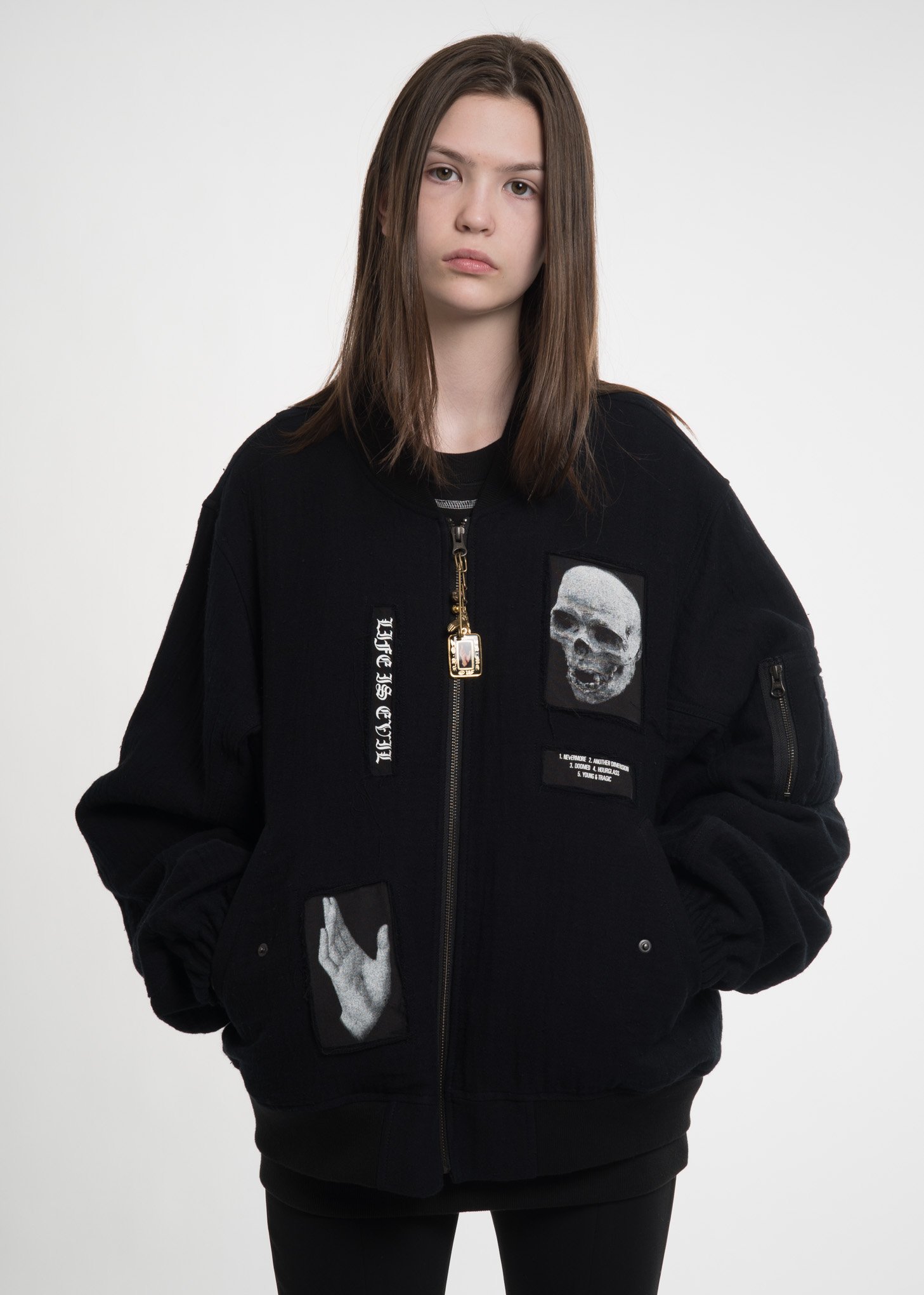 Black-Patchwork-Bomber-Jacket-