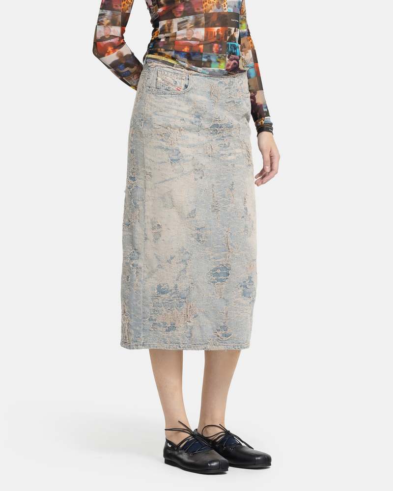 DIESEL DE PRA FSF Skirt - Blue | Garmentory