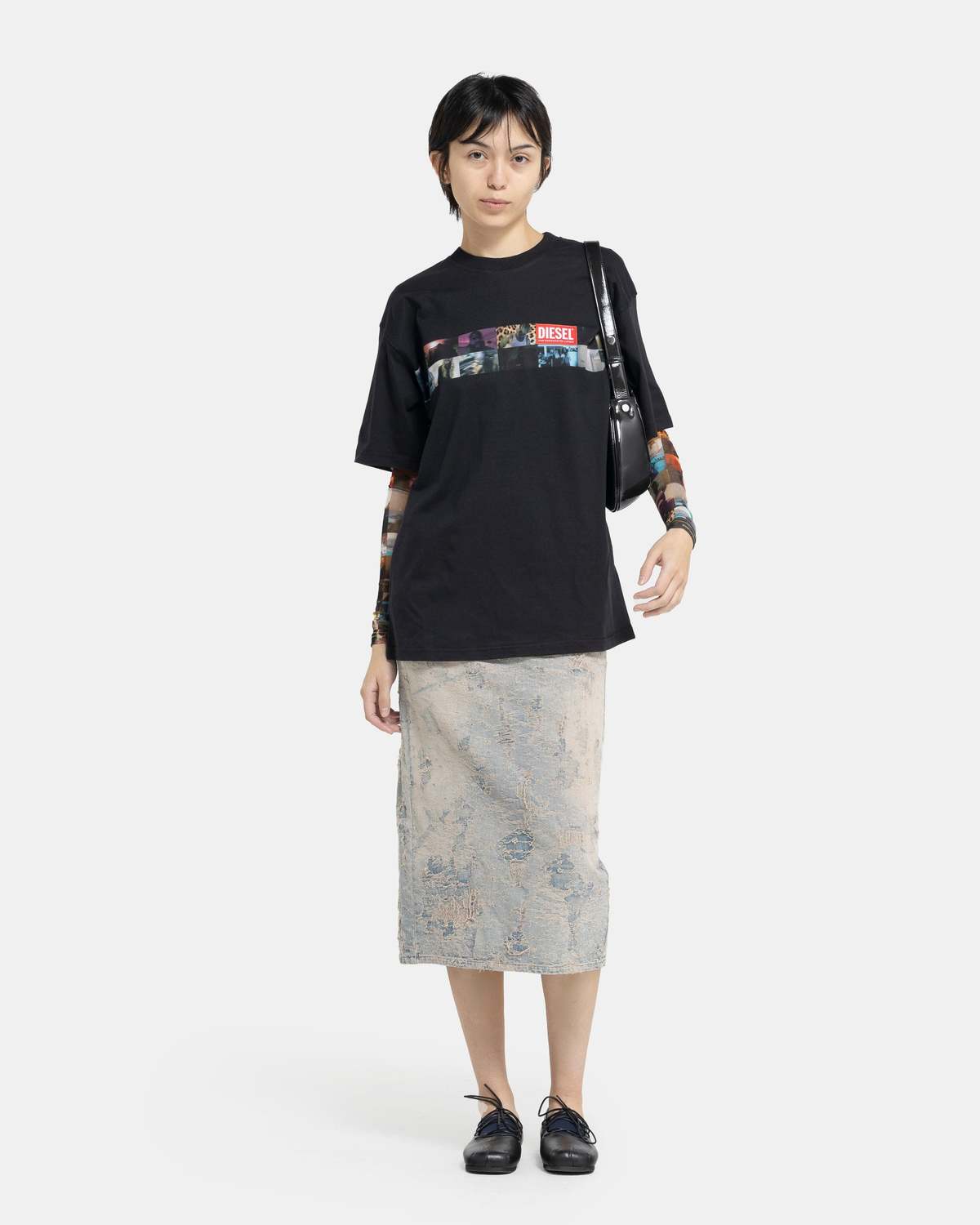 【関税込み】Diesel ブラック T-Boxty 長袖Tシャツ DIESEL T Boxty T Shirt - Black | Garmentory