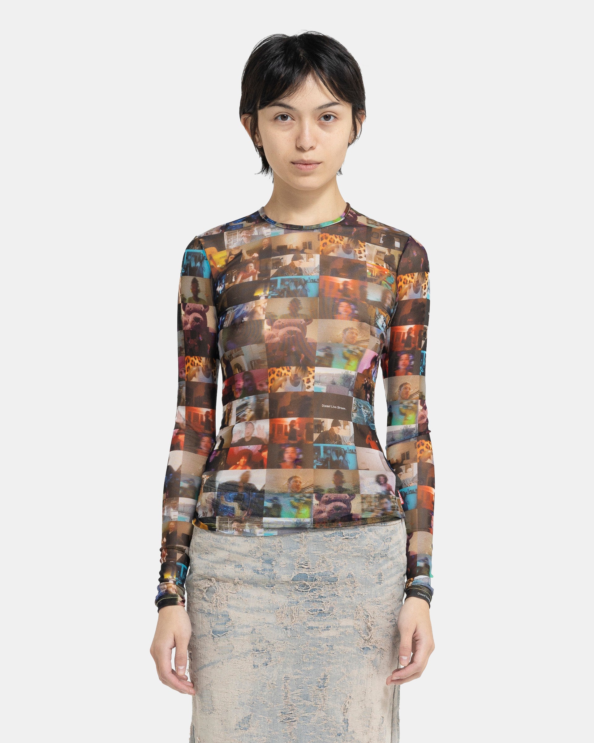 DISEL トップス T-Lixy-Top-in-Multi-
