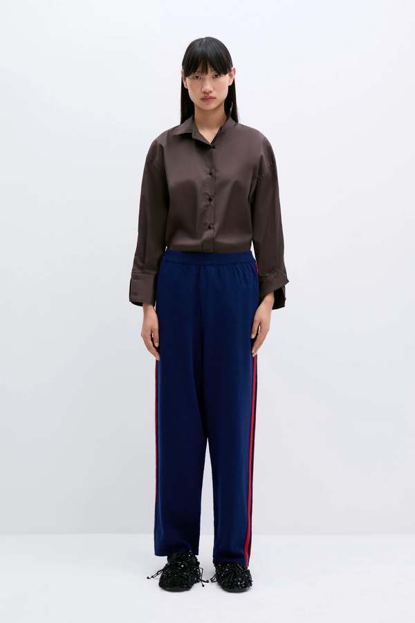 CORDERA コルデラ　MERINO WOOL PANTS ニット　ネイビー Cordera Merino Wool Pants - Midnight Blue | Garmentory