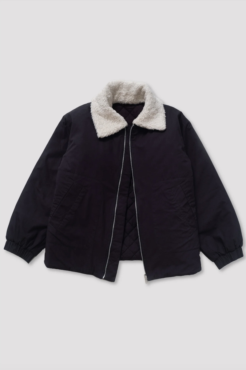 Micaela Greg Reversible Bomber - Faded Black