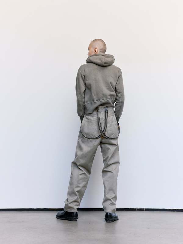 Taiga Takahashi Hooded Sweat Shirt - Logwood Gray | Garmentory