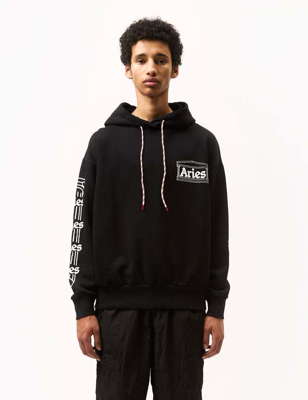【ARIES】Column Hoodie / BLACK Column Hoodie Black – Aries
