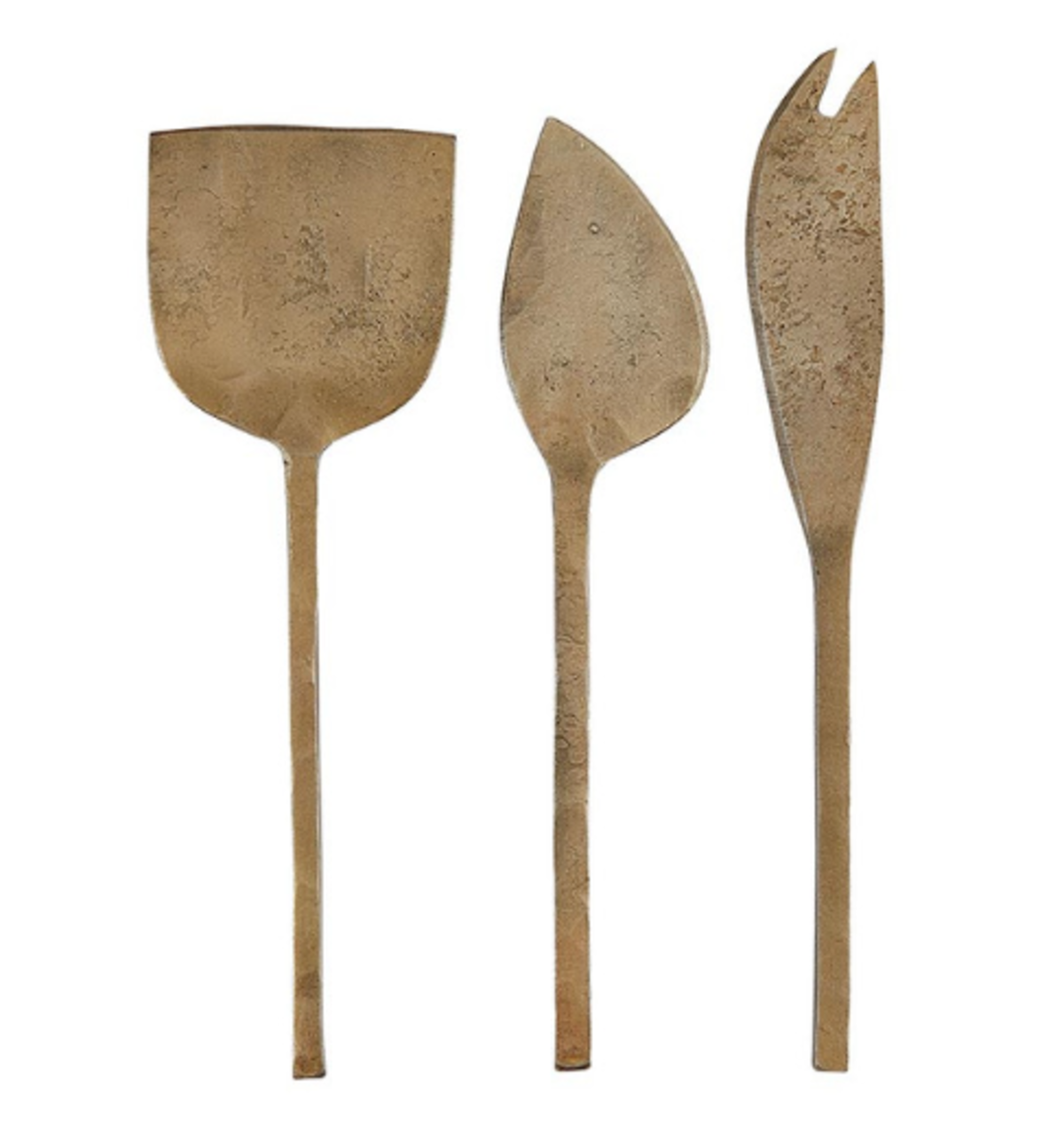 Santa Barbara Design Studio Cheese Knives - Antique Gold - Image 2 of 3