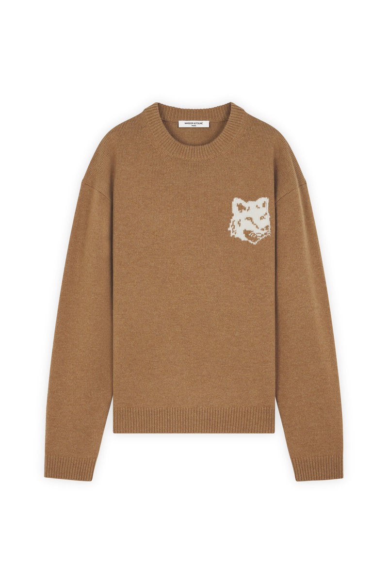 トップス Maison Kitsune FOX HEAD CRAFTY COATIGAN Maison Kitsune FOX HEAD CRAFTY COATIGAN