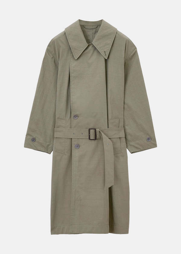 Lemaire Tibetan Trench Coat - Light Olive | Garmentory