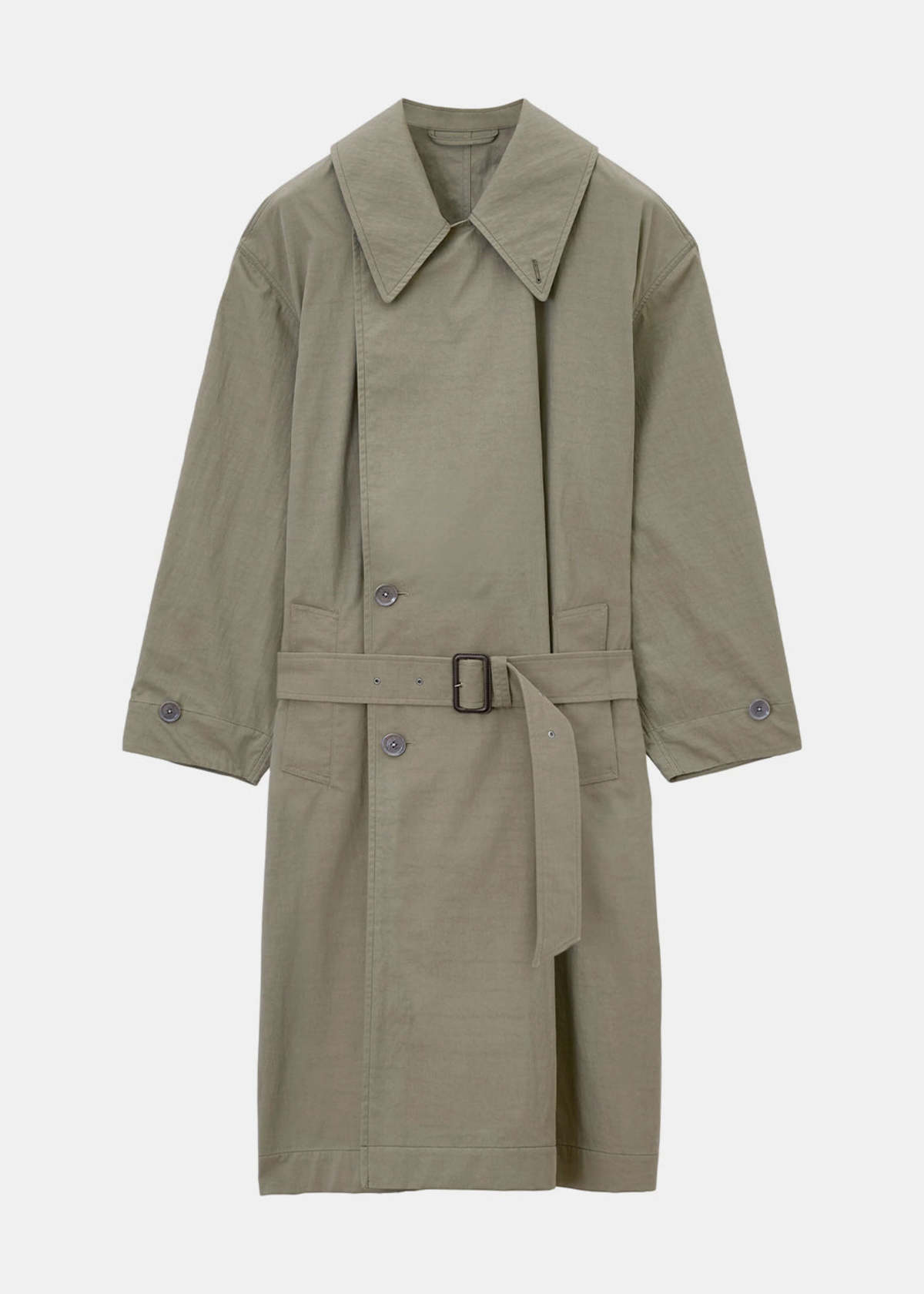 Lemaire Tibetan Trench Coat - Light Olive | Garmentory
