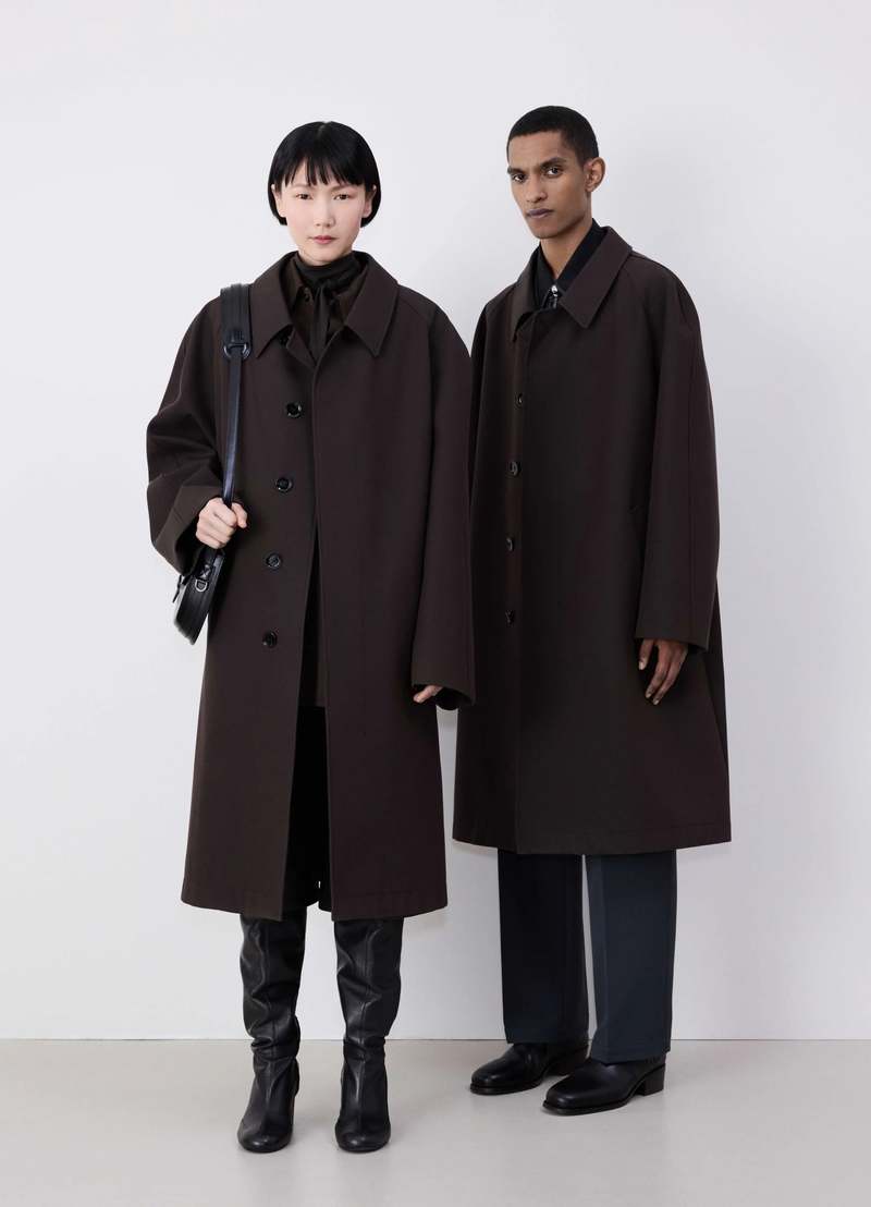 Lemaire Car Coat - Espresso | Garmentory