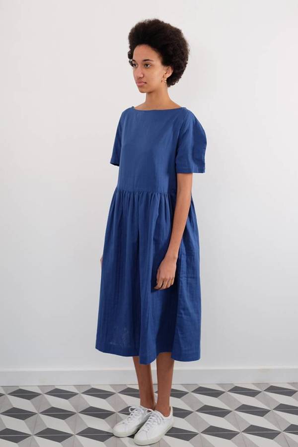 wrkshp Cotton Double Gauze Summer Dress Garmentory