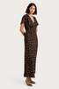 Faithfull the Brand Boda Midi Dress - Clover Brown - Thumbnail 2