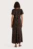 Faithfull the Brand Boda Midi Dress - Clover Brown - Thumbnail 3