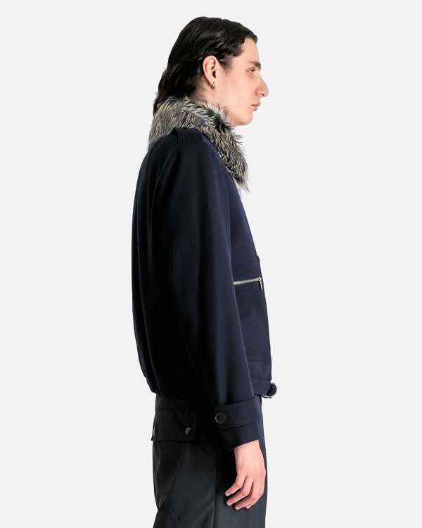 Dries Van Noten Verona Bis M.W. Jacket - Navy | Garmentory