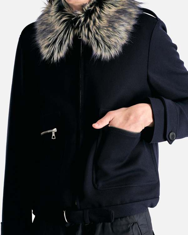 Dries Van Noten Verona Bis M.W. Jacket - Navy | Garmentory