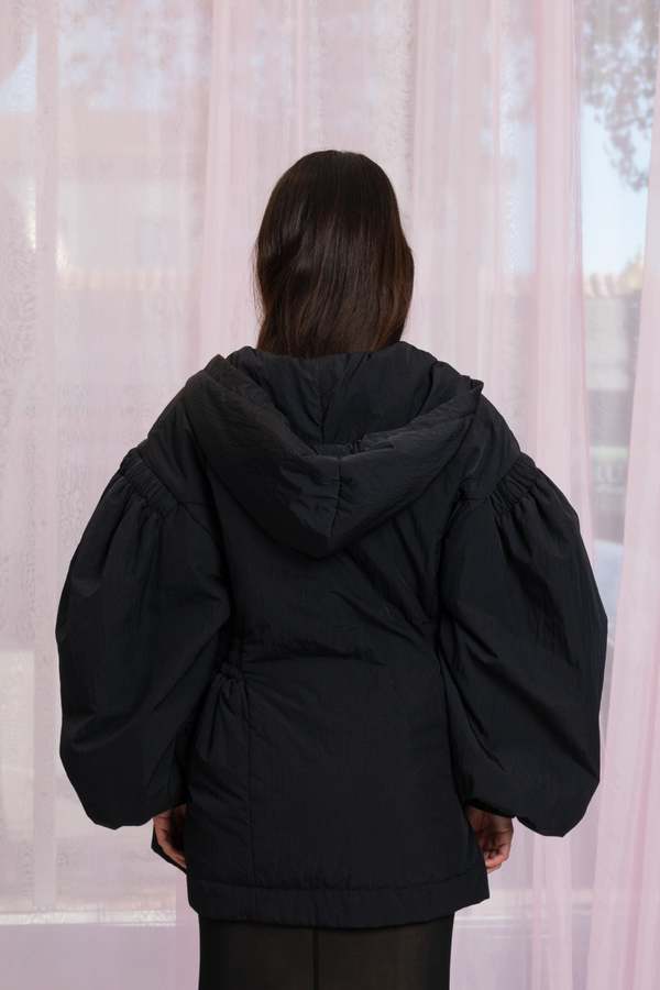 Renata Brenha Carambola Nylon Down Jacket - Matte Black | Garmentory