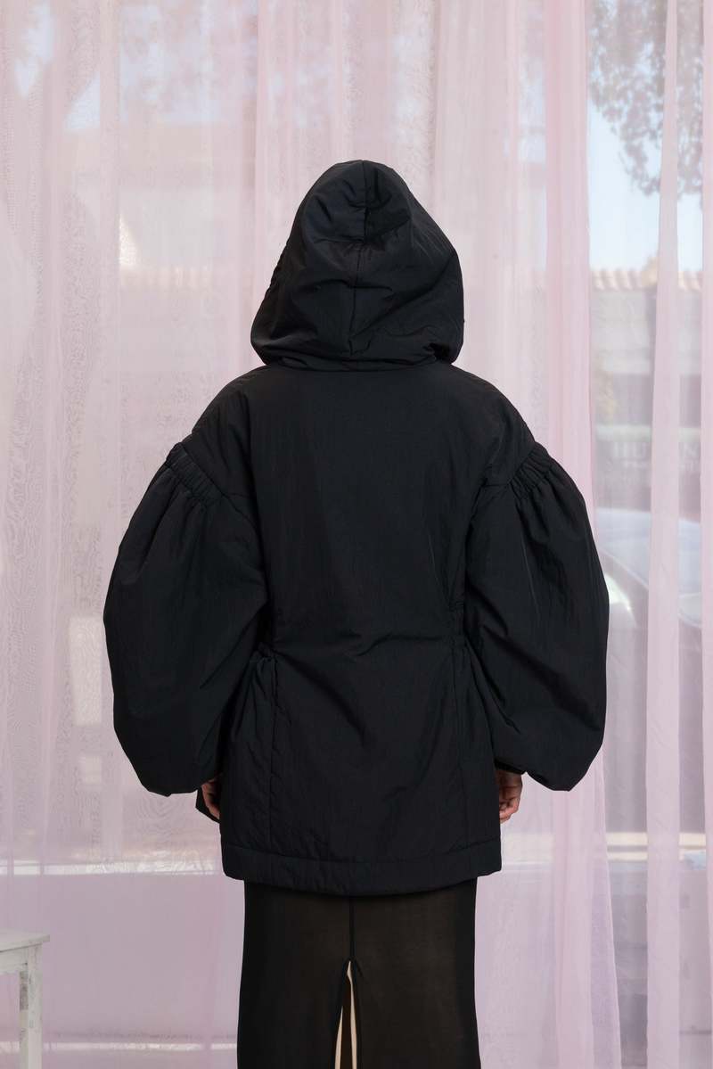 Renata Brenha Carambola Nylon Down Jacket - Matte Black | Garmentory