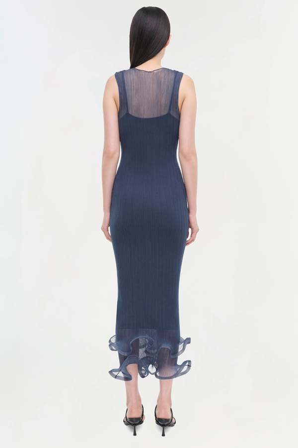 knee length dresses for ladies Daniella Toile Pleated Midi Skirt