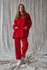 Devlyn Van Loon Column Pant - Red Velvet - Thumbnail 2