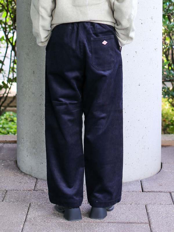 Danton Corduroy Easy Pants - Navy | Garmentory