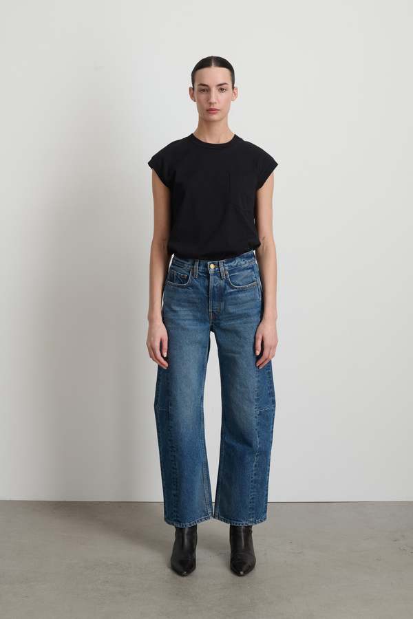 B Sides slim lasso jean - liesl blue
