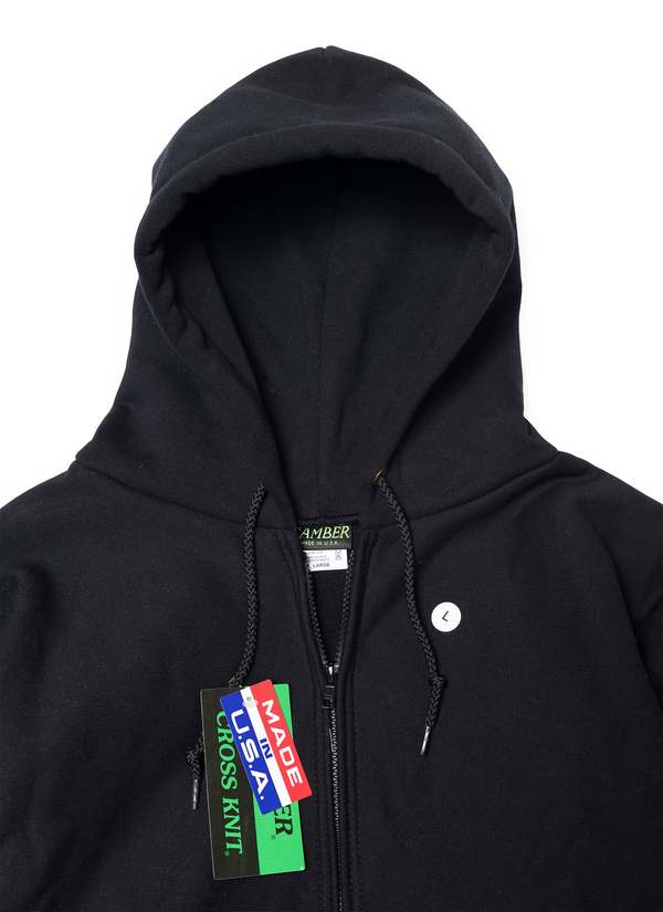 Nakamuraya Camber Heavyweight/12oz Zip Hoodie - Black