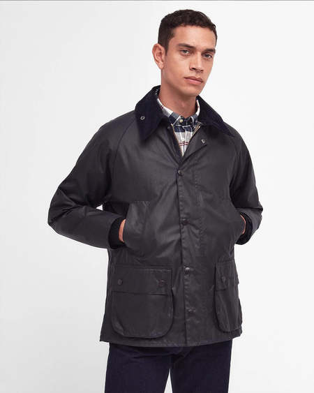 Barbour x Baracuta G4 Wax Jacket - Black | Garmentory