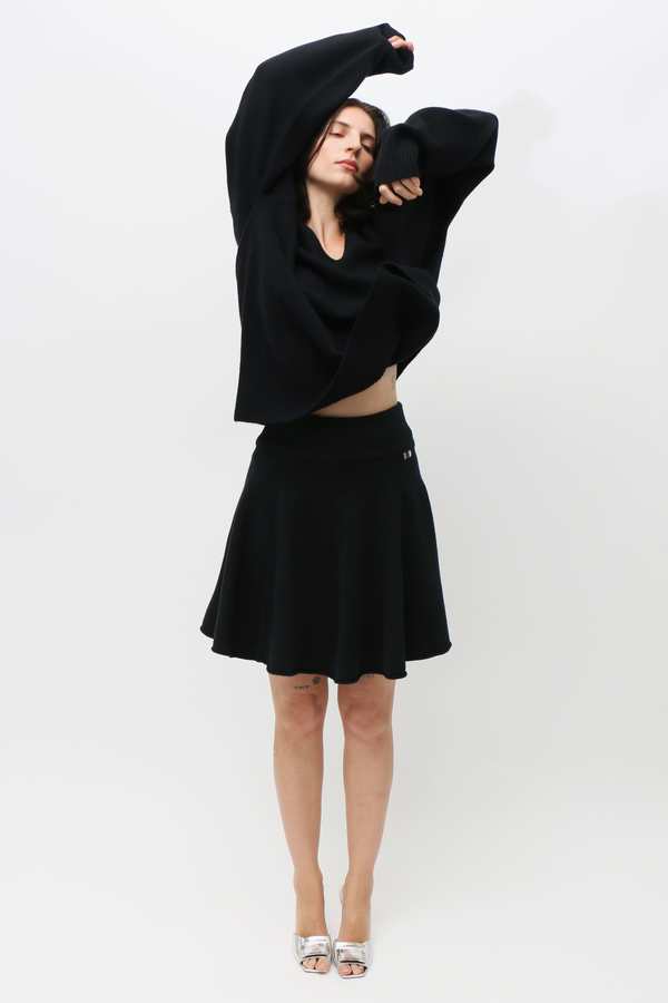 Extreme Cashmere Raven Girl Skirt - Black