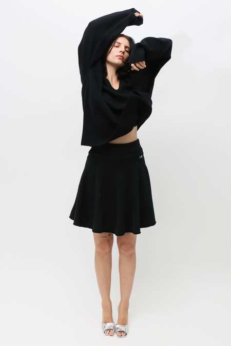 ミニスカート extreme cashmere FW25 GIRL MINI SKIRT (GIRL FELT) extreme cashmere short cashmere circle skirt – 379 girl