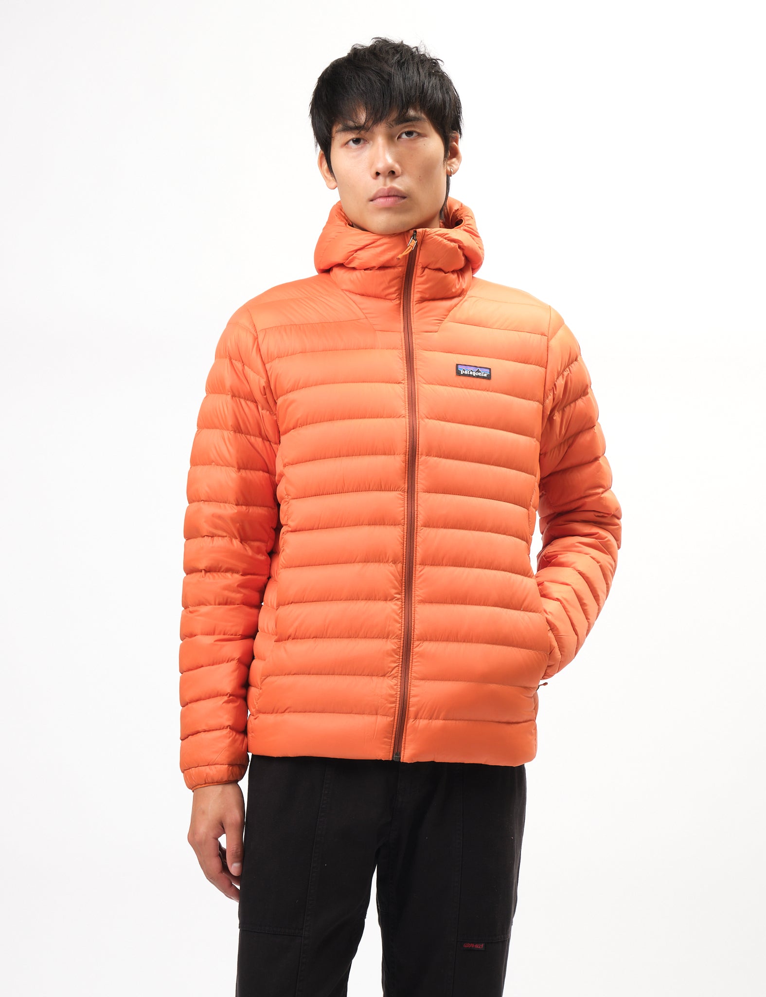 Patagonia Down Sweater Hoody - Redtail Rust | Garmentory