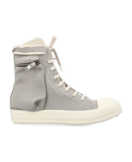 Rick Owens Ramones Sneakers - Cardinal Red/Milk | Garmentory