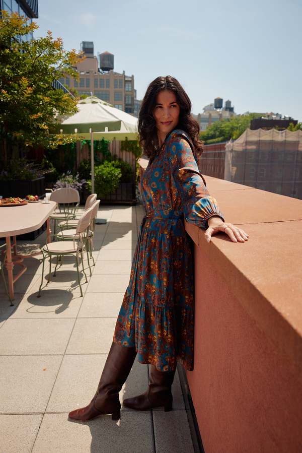 nora silk dress LILY SILK DRESS NORA, hand made - MOMO NEW YORK