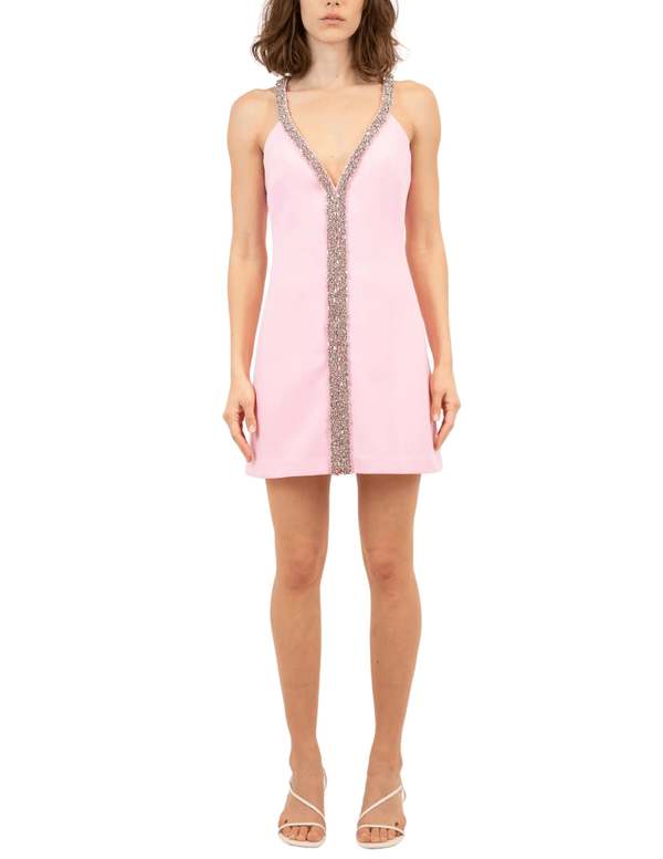 Simkhai DAVIA MINI DRESS - CANDY PINK | Garmentory