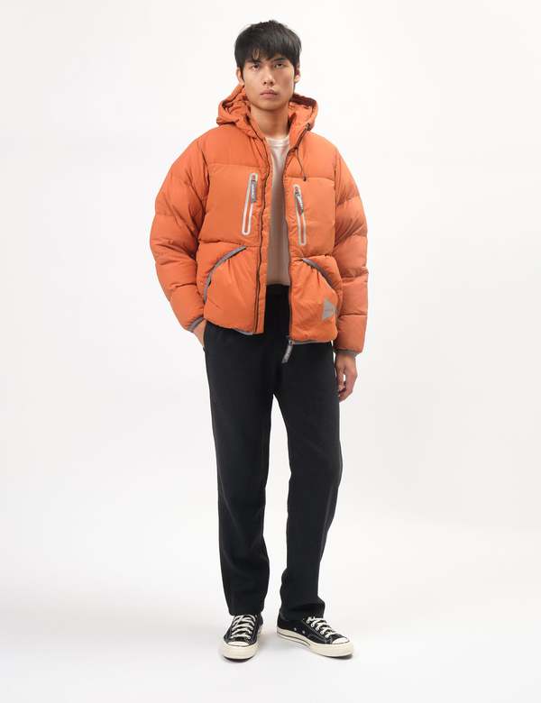 and Wander X Gramicci Down Jacket - Orange | Garmentory