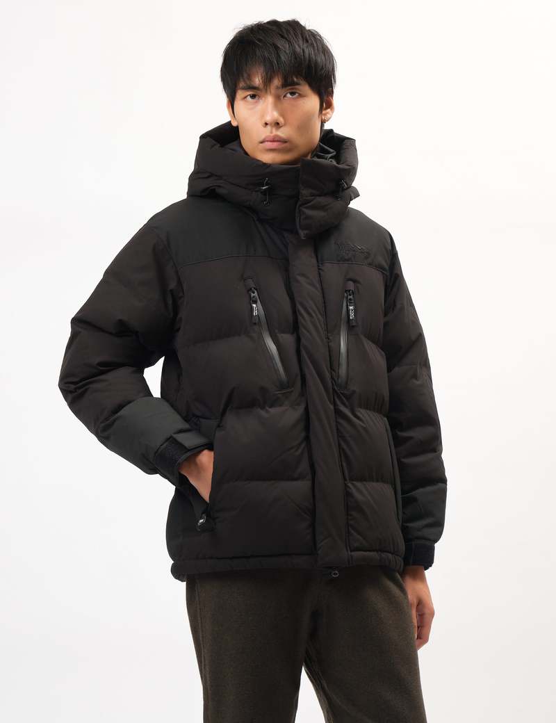 Manastash Monster 700 Down Jacket '24 - Black | Garmentory