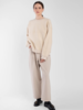 Micaela Greg Brushed Terry Sweatshirt - Cream - Thumbnail 11