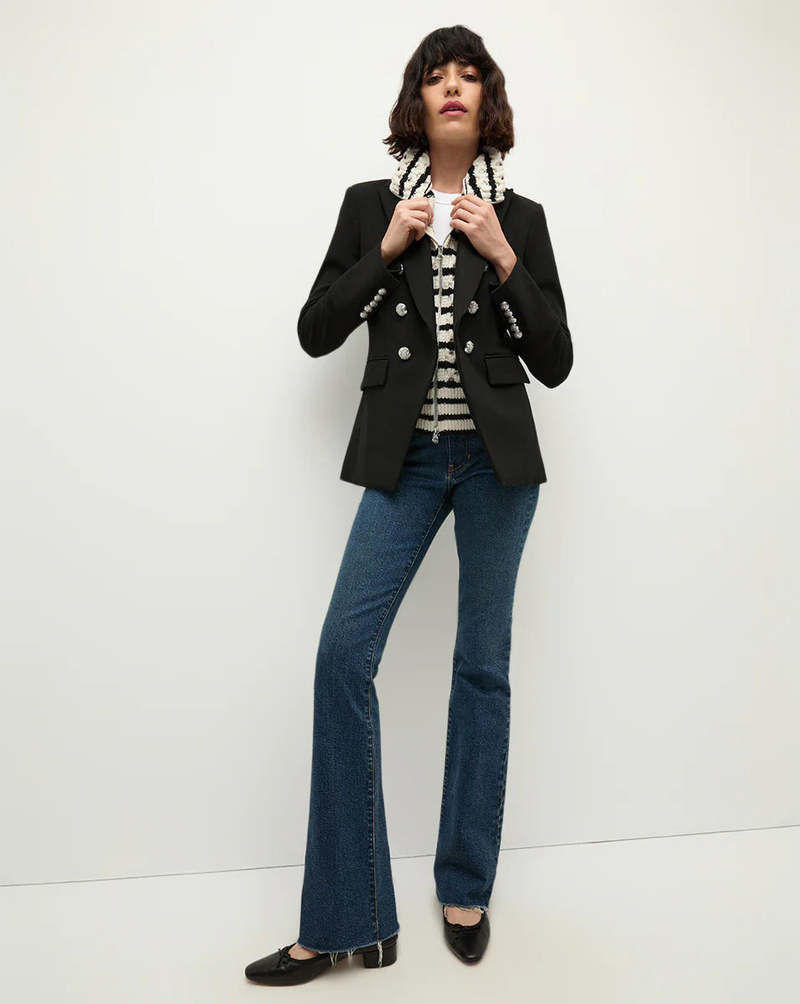 Veronica Beard UPSTATE DICKEY IVORY/BLACK Garmentory