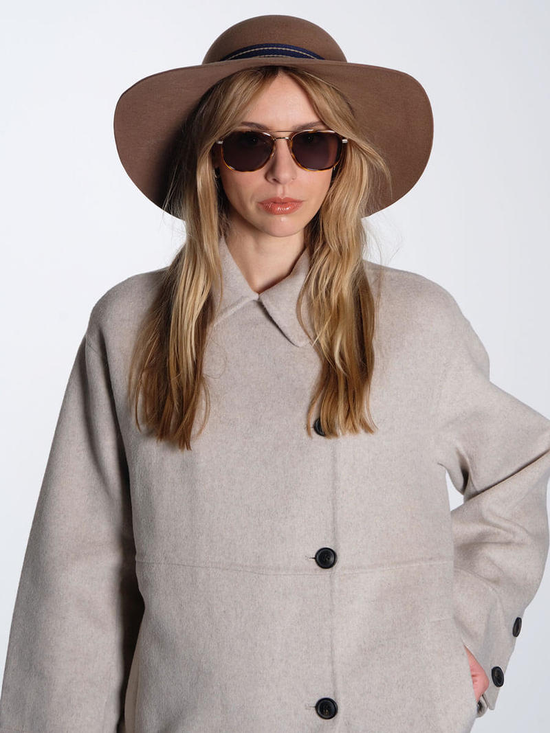 MESSY WEEKEND Quentin Sunglasses - Brown Gold
