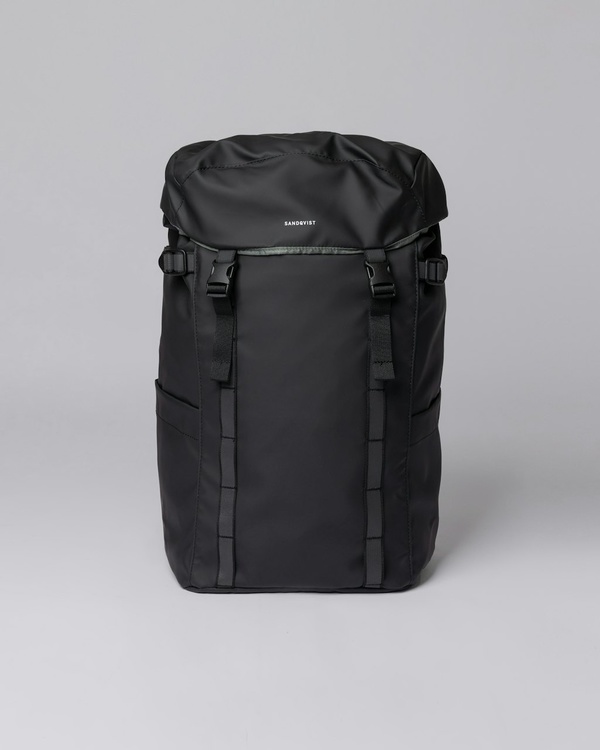 Sandqvist Jonatan Recycled Polyester Backpack - Black