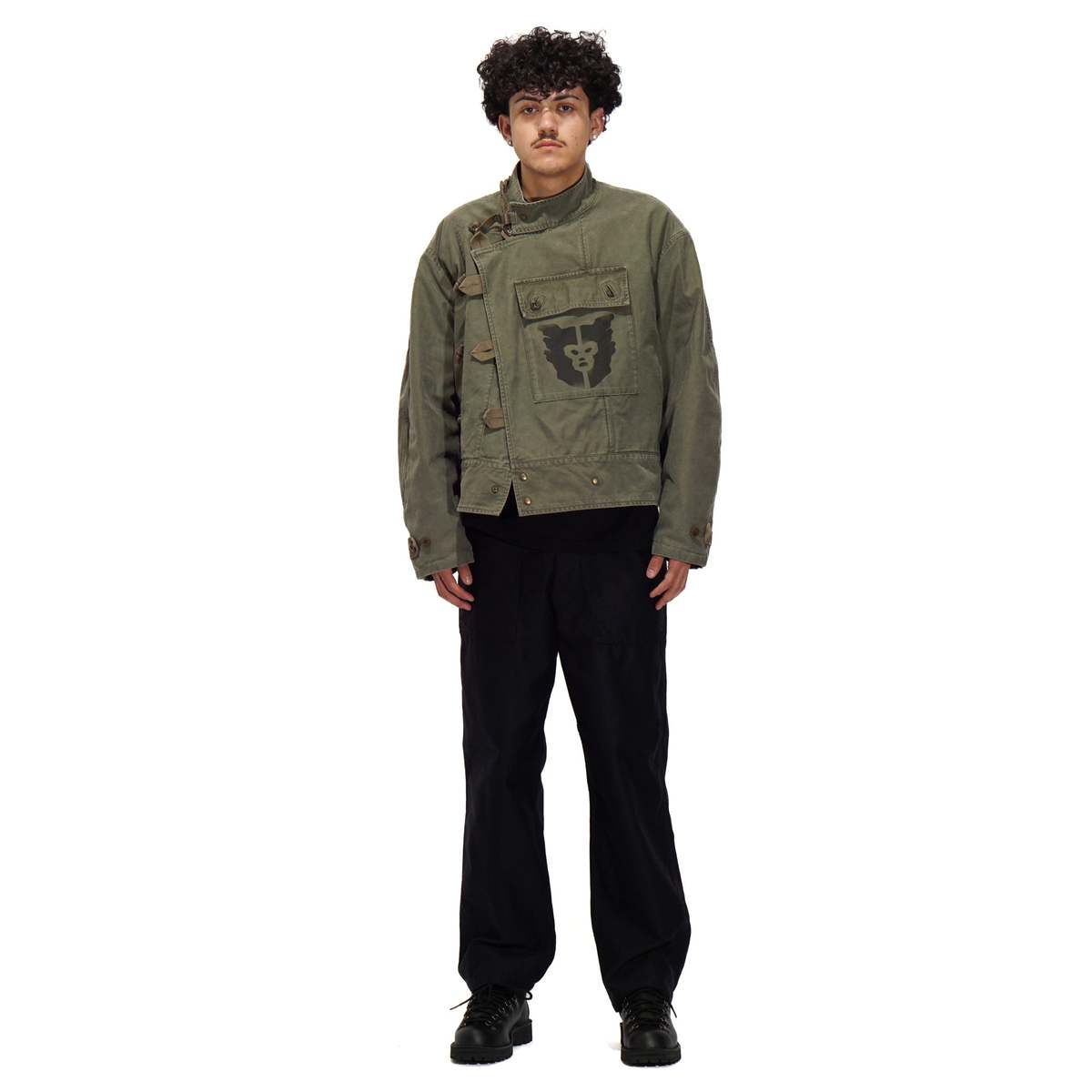サイズL HUMAN MADE MILITARY JACKET Human Made Military Motorcycle Jacket Olive Drab Men's