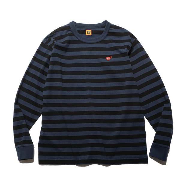 Human Made Striped L/s T-shirt - Navy | Garmentory