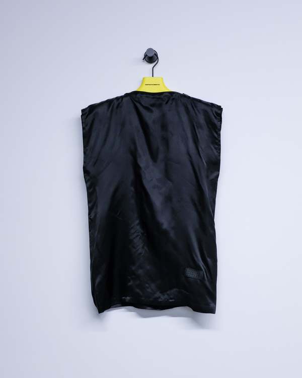MM6 Maison Margiela Zip Sleeveless Tunic - Black | Garmentory