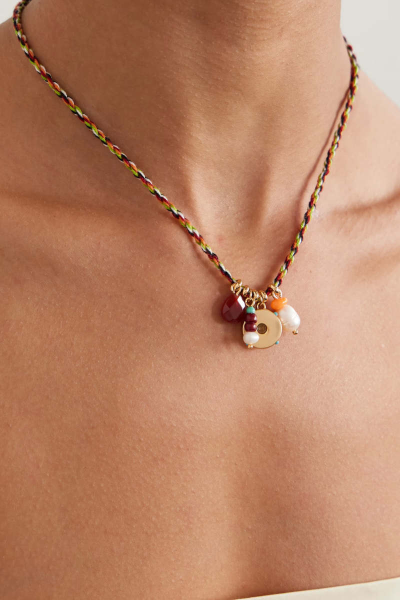 ROXANNE ASSOULIN LUCKY CHARMS GOLD-TONE NECKLACE | Garmentory display picture 1