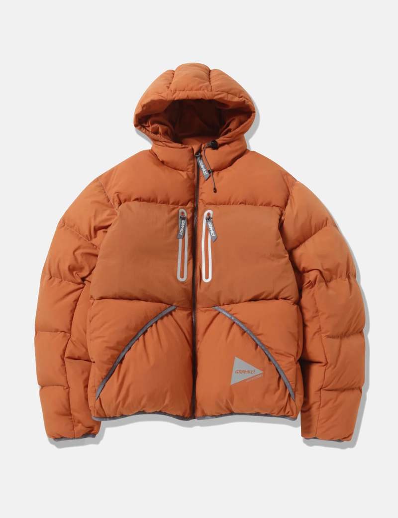 Gramicci and Wander X Gramicci Down Jacket - Orange | Garmentory Gramicci and Wander X Gramicci Down Jacket - Orange | Garmentory