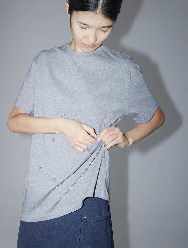 Paloma Wool Cotton Click T-Shirt - Grey | Garmentory