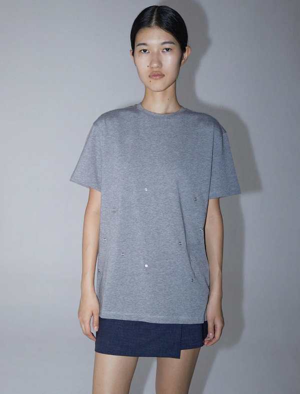 Paloma Wool Cotton Click T-Shirt - Grey | Garmentory