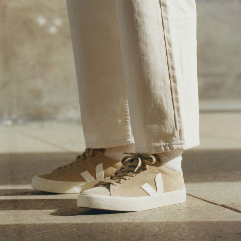 スニーカー VEJA Campo Sneakers - Veja - Leather - Dune White Amazon.com | VEJA Men's Campo Sneaker, Dune/White, 7