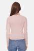 The Tile Club Sylvia Cashmere Henley Sweater - Blush - Thumbnail 3