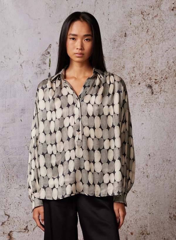Diega Calbiza Printed Blouse | Garmentory